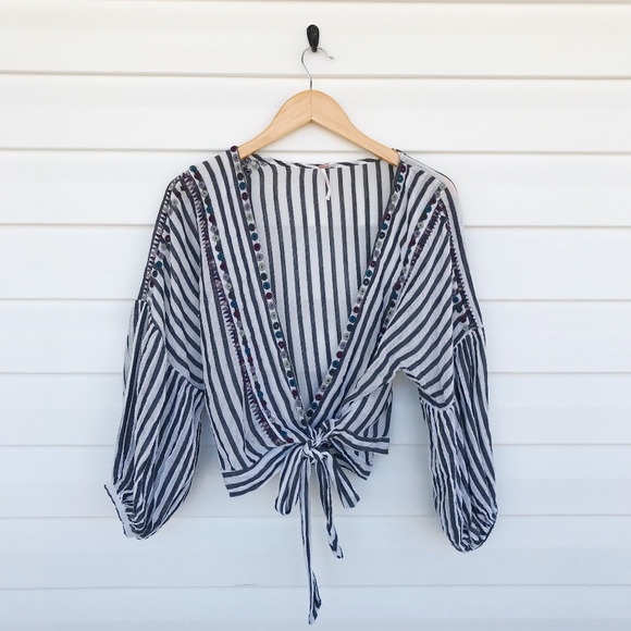 Free People Barcelona Nights Wrap Top - Picture 3 of 8